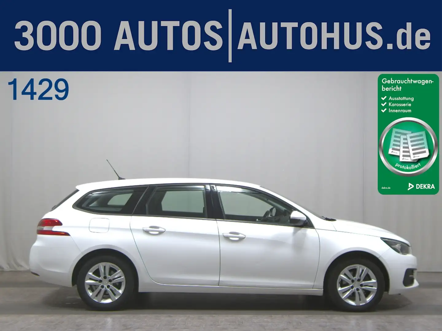 Peugeot 308 1.5 BlueHDi 130 FAP SW Active Navi Sound LM Weiß - 1