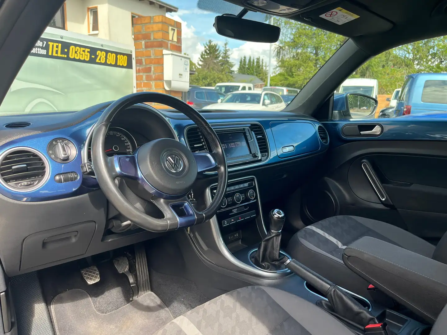 Volkswagen Beetle Design -Sitzheizung - Alus - Klimaautom.- Tempomat Blauw - 2