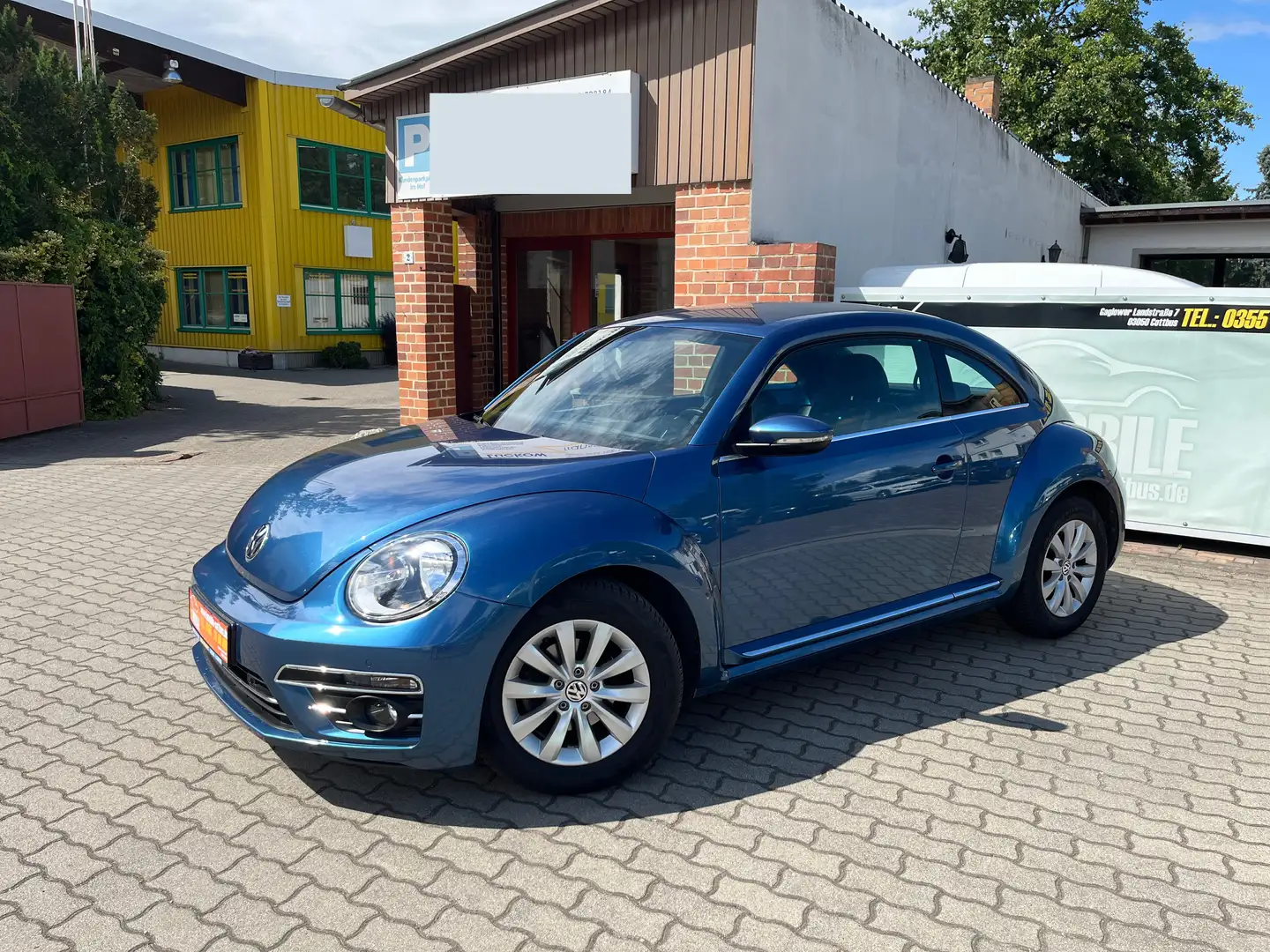 Volkswagen Beetle Design -Sitzheizung - Alus - Klimaautom.- Tempomat Blauw - 1