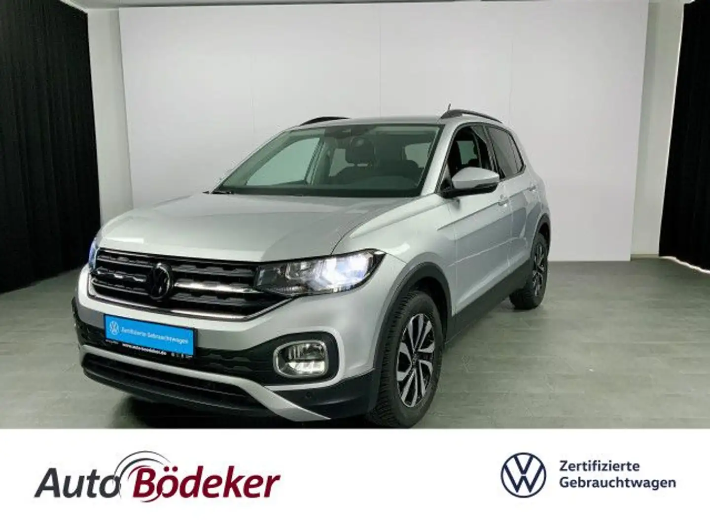 Volkswagen T-Cross 1.0 TSI 6-Gang ACTIVE Bluetooth Navi Klima Silber - 1