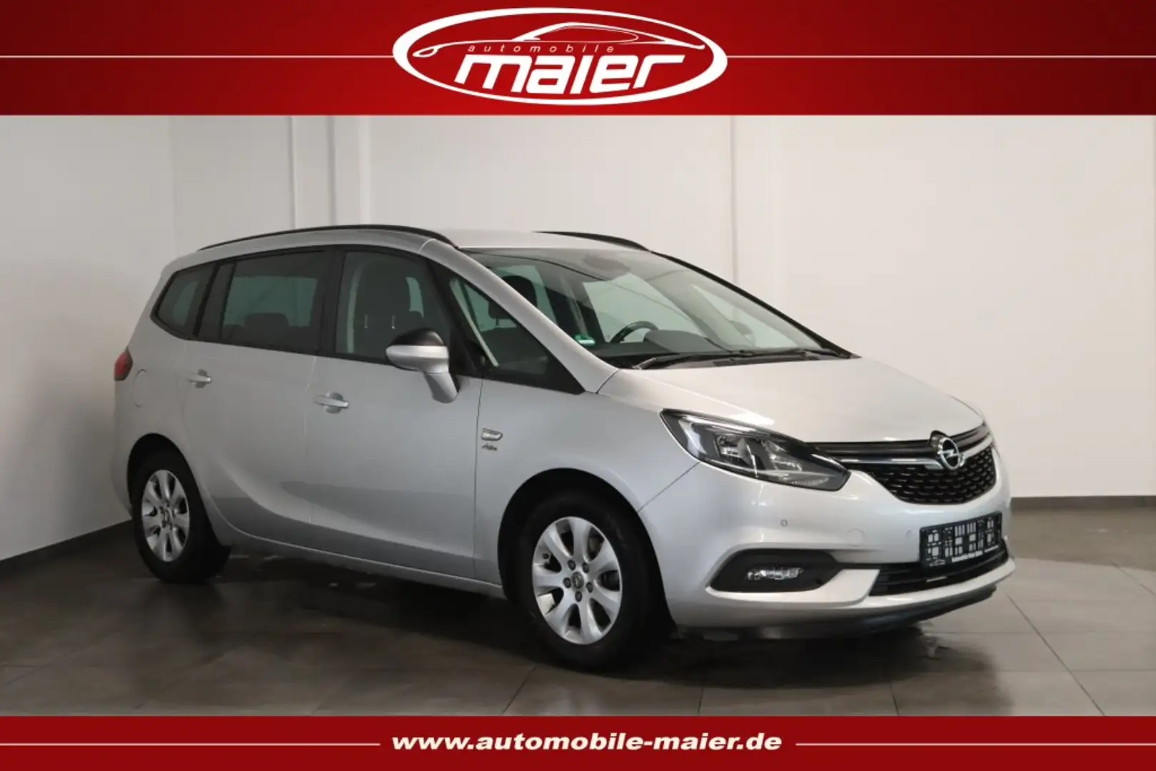 Opel Zafira Tourer 1.4 Active-7Si.-Navi-PDC-SHZ-AHK- Argent - 1