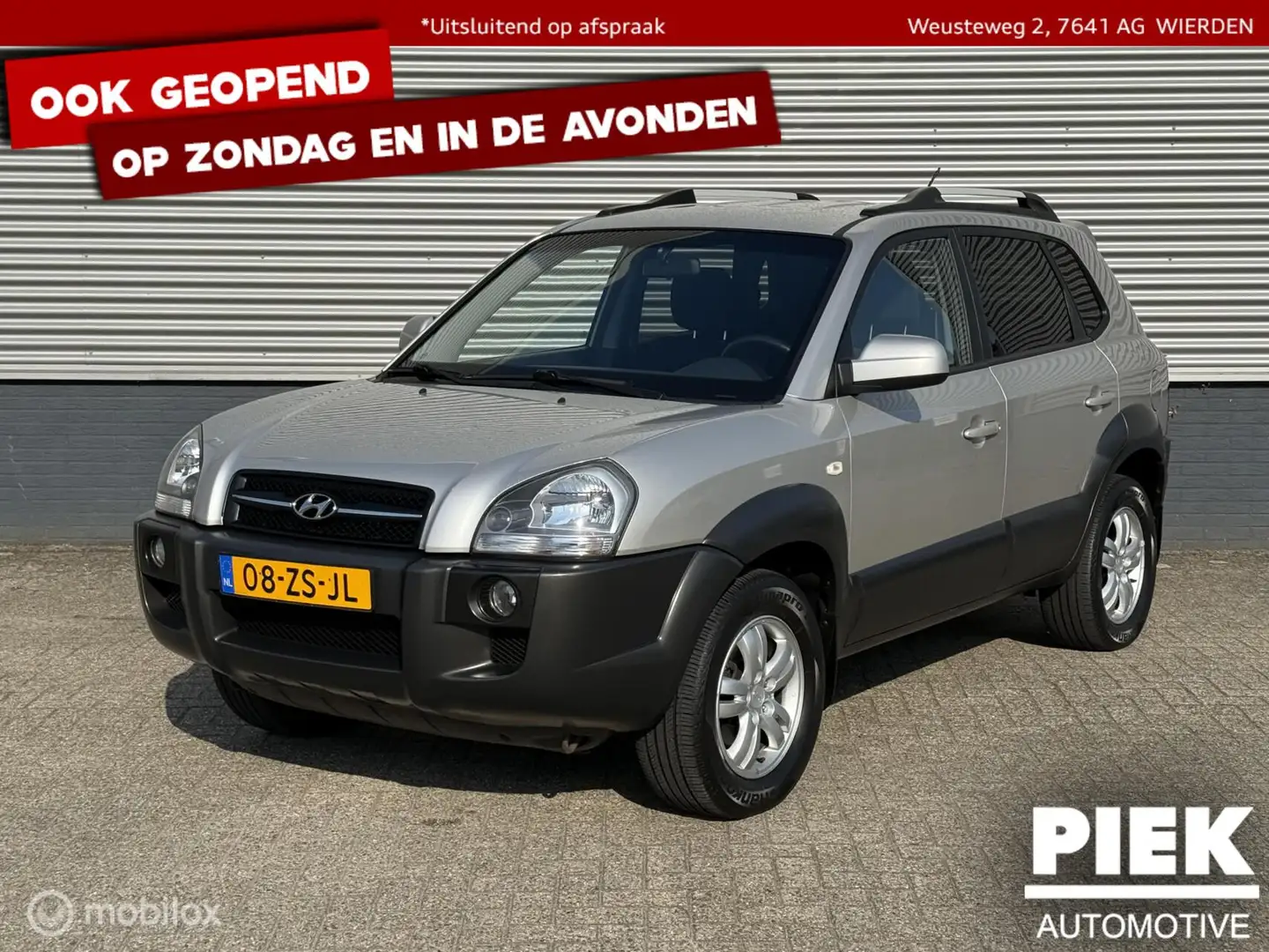 Hyundai TUCSON 2.0i Style EK 2008 AIRCO, TREKHAAK, CRUISE Gris - 1