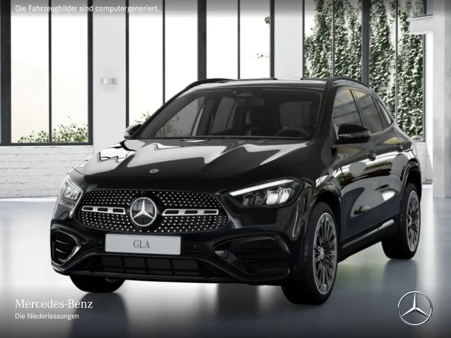 Mercedes-Benz GLA 180 AMG+NIGHT+PANO+AHK+LED+KAMERA+7G Nero - 2