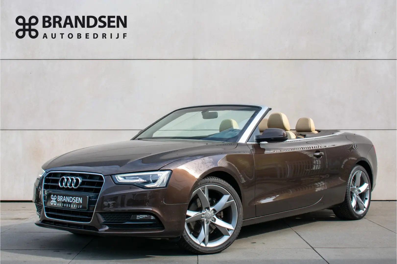 Audi A5 Cabriolet 1.8 TFSI Pro Line -leder-B&O-19''- Bruin - 1