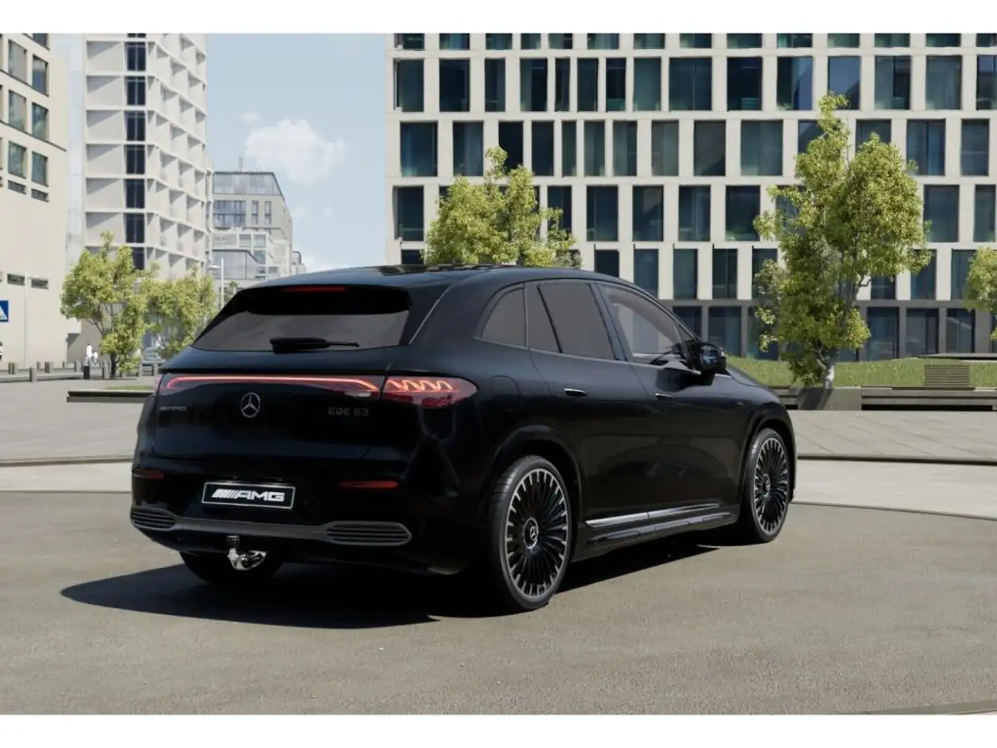 Mercedes-Benz EQE SUV EQE 53 AMG 4M+ SUV Pano/Hyper/AHK/HAL/HUD/360/22 Schwarz - 2