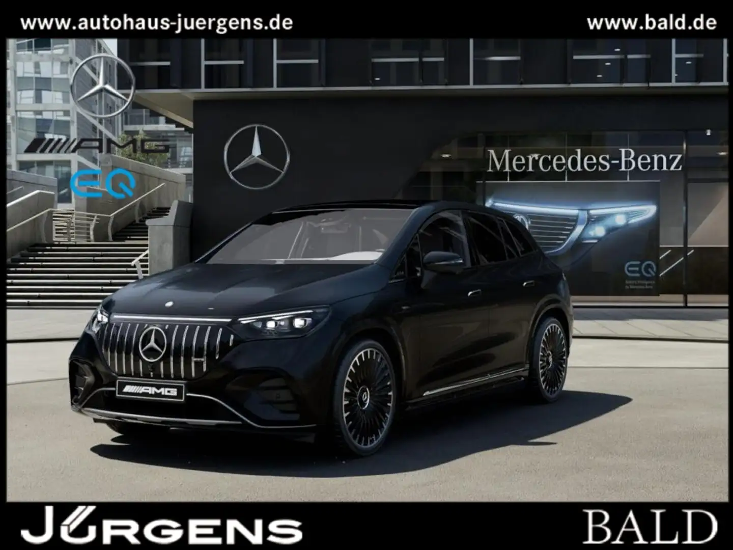 Mercedes-Benz EQE SUV EQE 53 AMG 4M+ SUV Pano/Hyper/AHK/HAL/HUD/360/22 Schwarz - 1