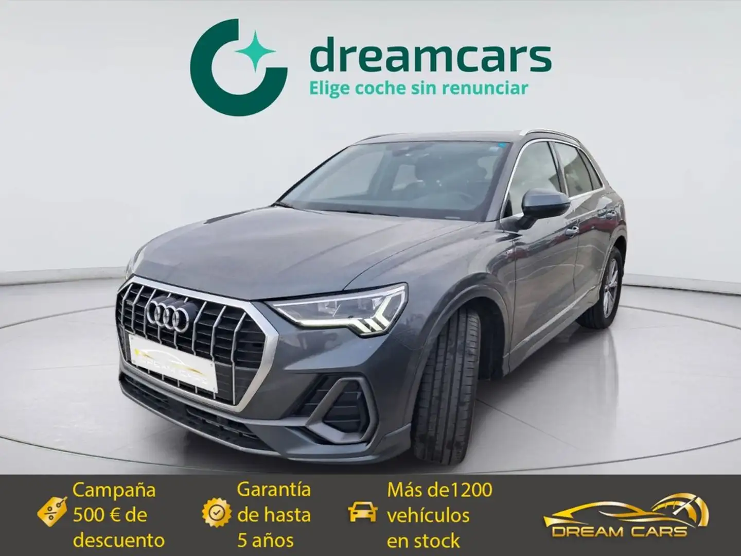 Audi Q3 40 TDI S line quattro S tronic 147kW Gris - 1