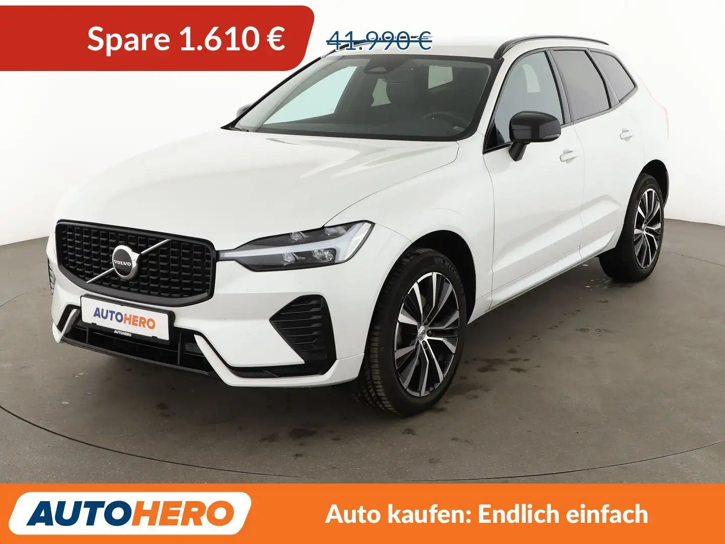Volvo XC60 2.0 B4 Plus Dark 2WD Aut.*NAVI*LED*ACC*CAM*PDC*SHZ Blanc - 1