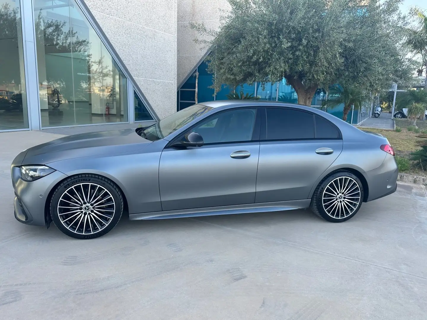 Mercedes-Benz C 300 d mhev Premium possibilità noleggio no scoring Grigio - 2