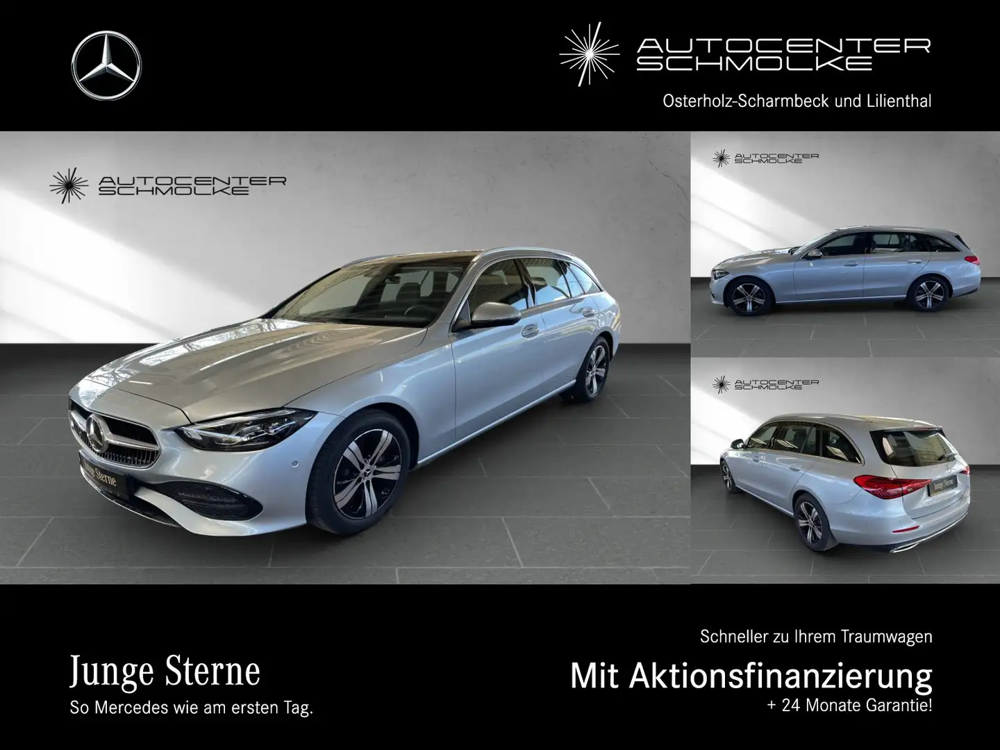 Mercedes-Benz C 180 C 180 T Avantgarde AUTOM*PANORAMA*RFK*MBUX*LED* Silber - 1