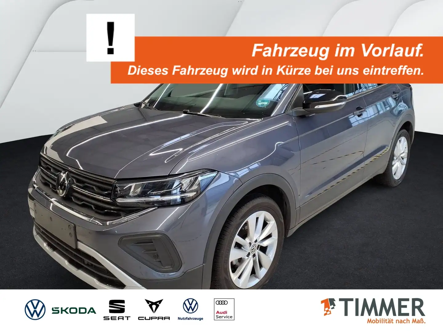 Volkswagen T-Cross 1.0 TSI GOAL +LED +ACC +VIRTUAL +NAVI +SHZ +17" + Grau - 1