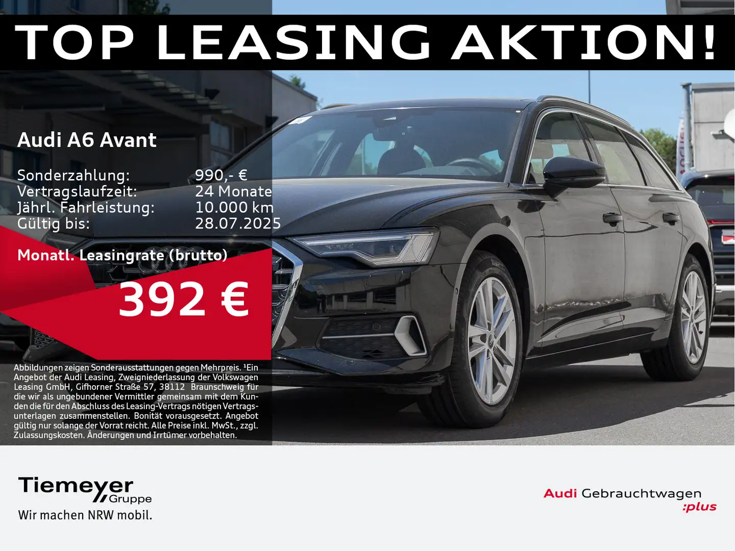 Audi A6 45 TFSI ADVANCED PANO MATRIX ALCANTARA Schwarz - 1