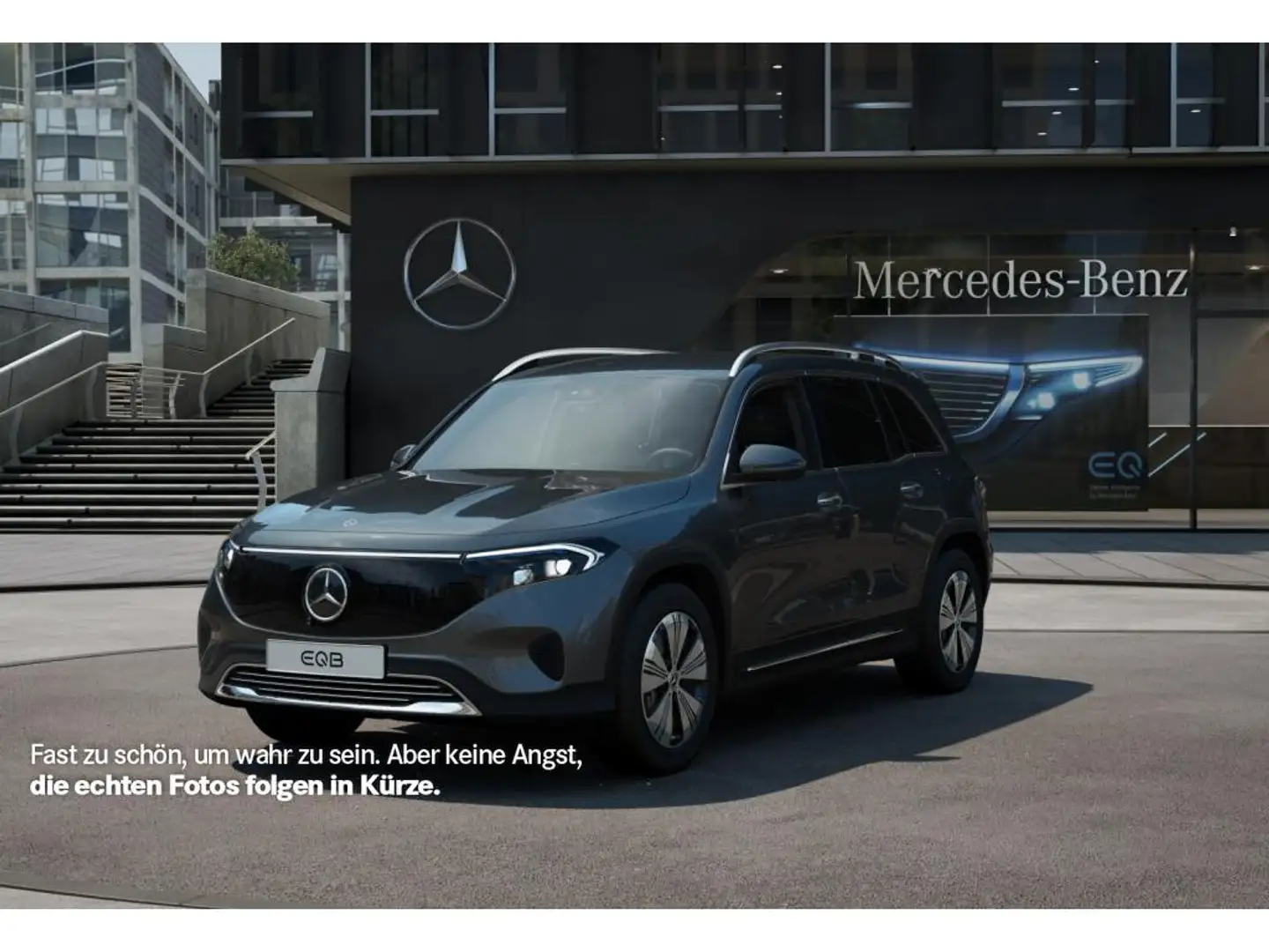 Mercedes-Benz EQB 350 4M Progressive+DISTR.+AHK+360°Kam+Sound+ Grau - 1