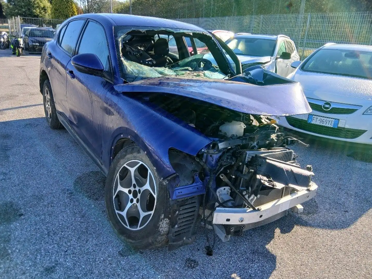Alfa Romeo Stelvio 2.2 Turbodiesel 190 CV AT8 Q4 Sprint Blu/Azzurro - 1
