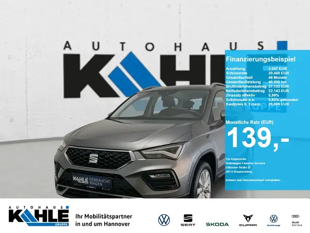 SEAT Ateca 1.5 TSI DSG Style ACC LED Sitzh Klimaaut.