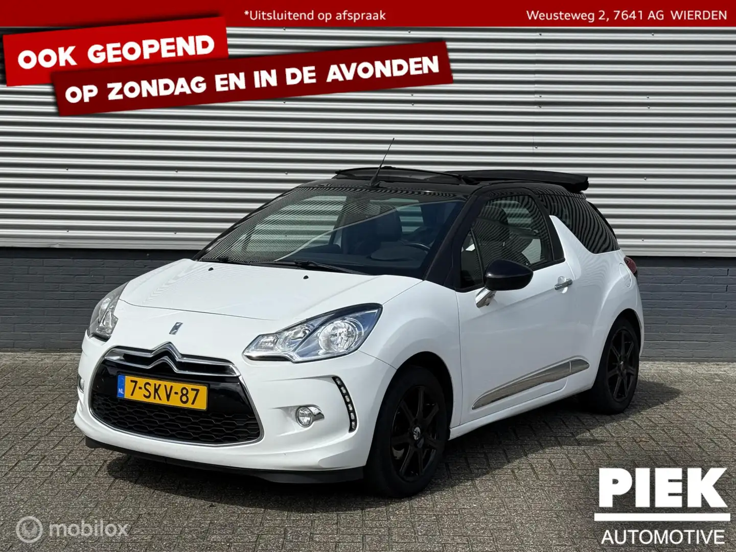 Citroen DS3 Cabrio 1.2 VTi So Chic Beyaz - 1