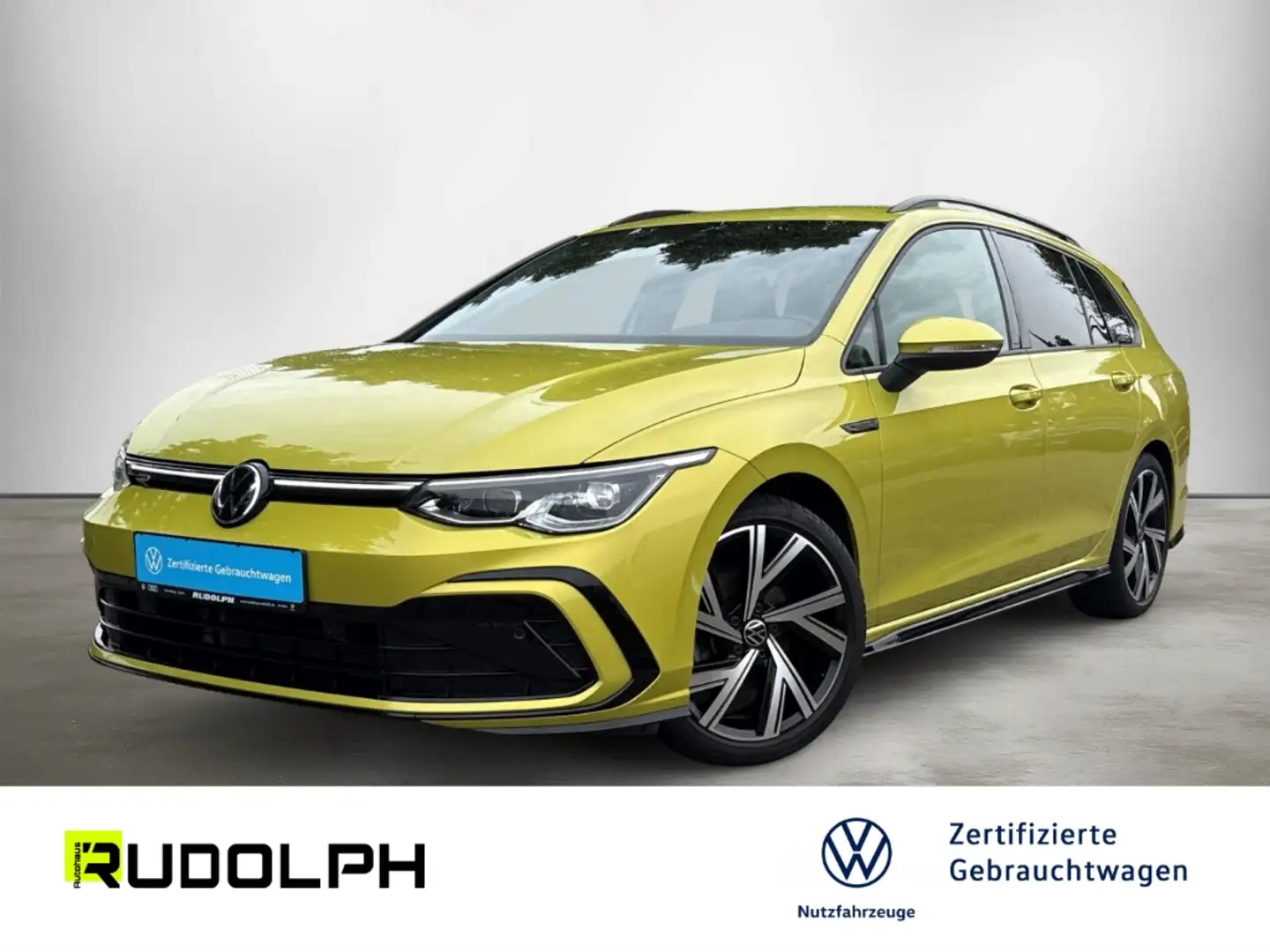 Volkswagen Golf Variant VIII R-Line 1.5 eTSI LED AHK BT ACC SHZ Fernlichta Gelb - 1