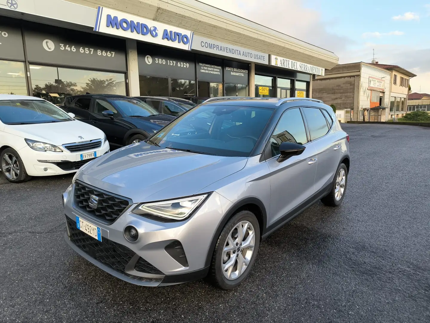 SEAT Arona 1.0 ecotsi FR 95cv *UNIPRO*30.000KM*FULL* Argento - 1