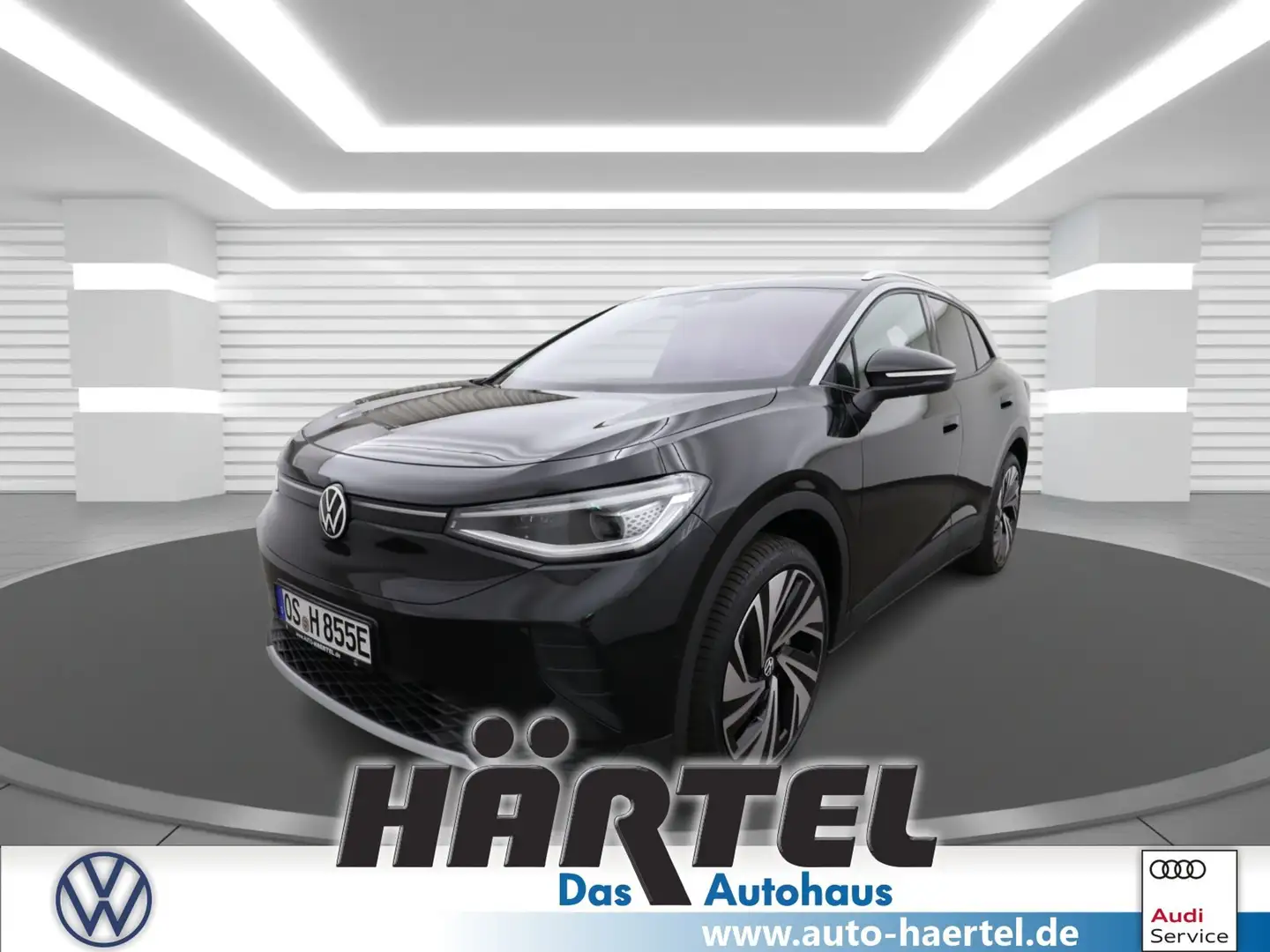 Volkswagen ID.4 PRO 77KWH AUTOMATIK (+ACC-RADAR+NAVI) LED Schwarz - 1