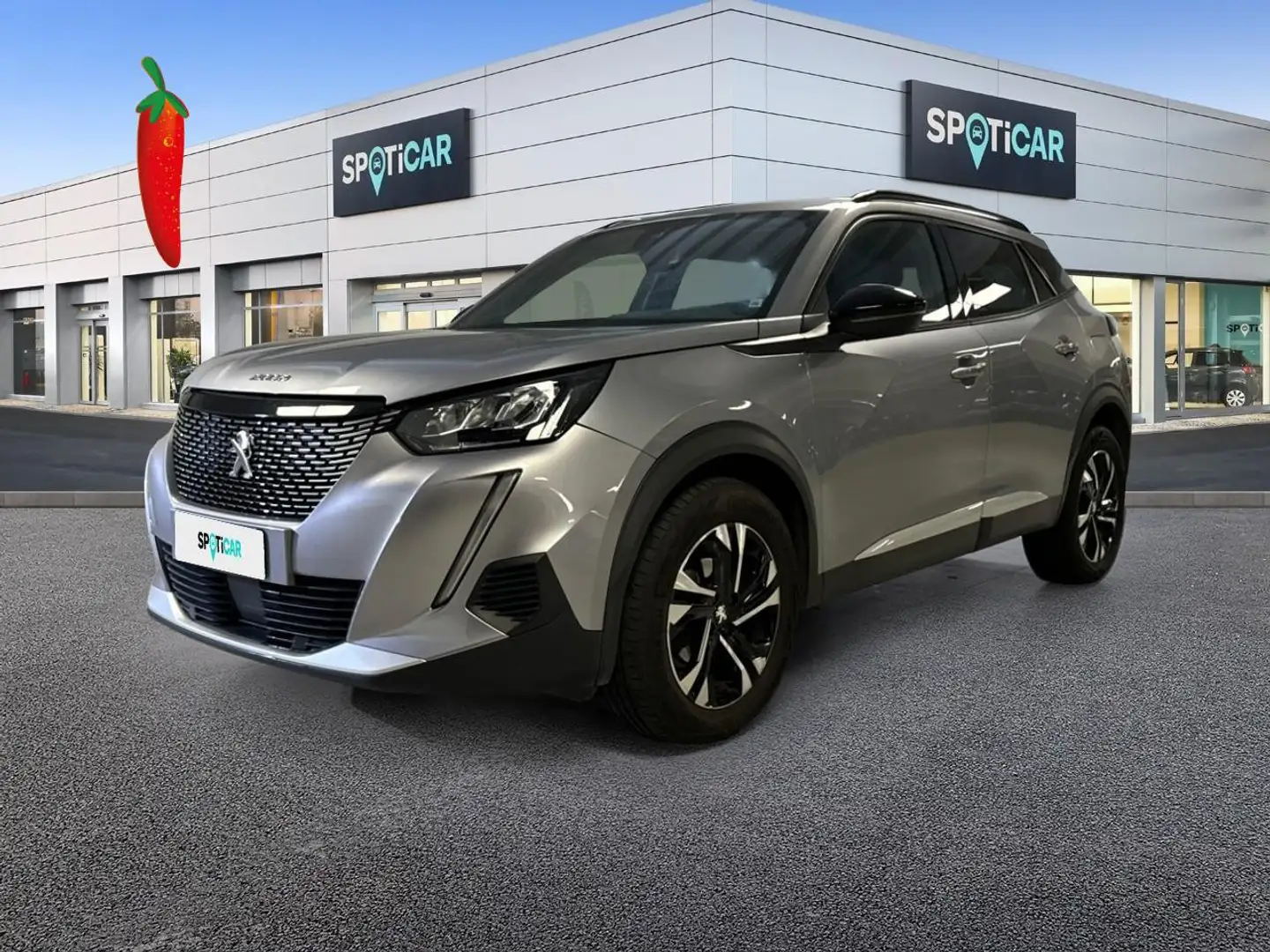 Peugeot 2008 PureTech 100 Allure Pack S/S Gris - 1