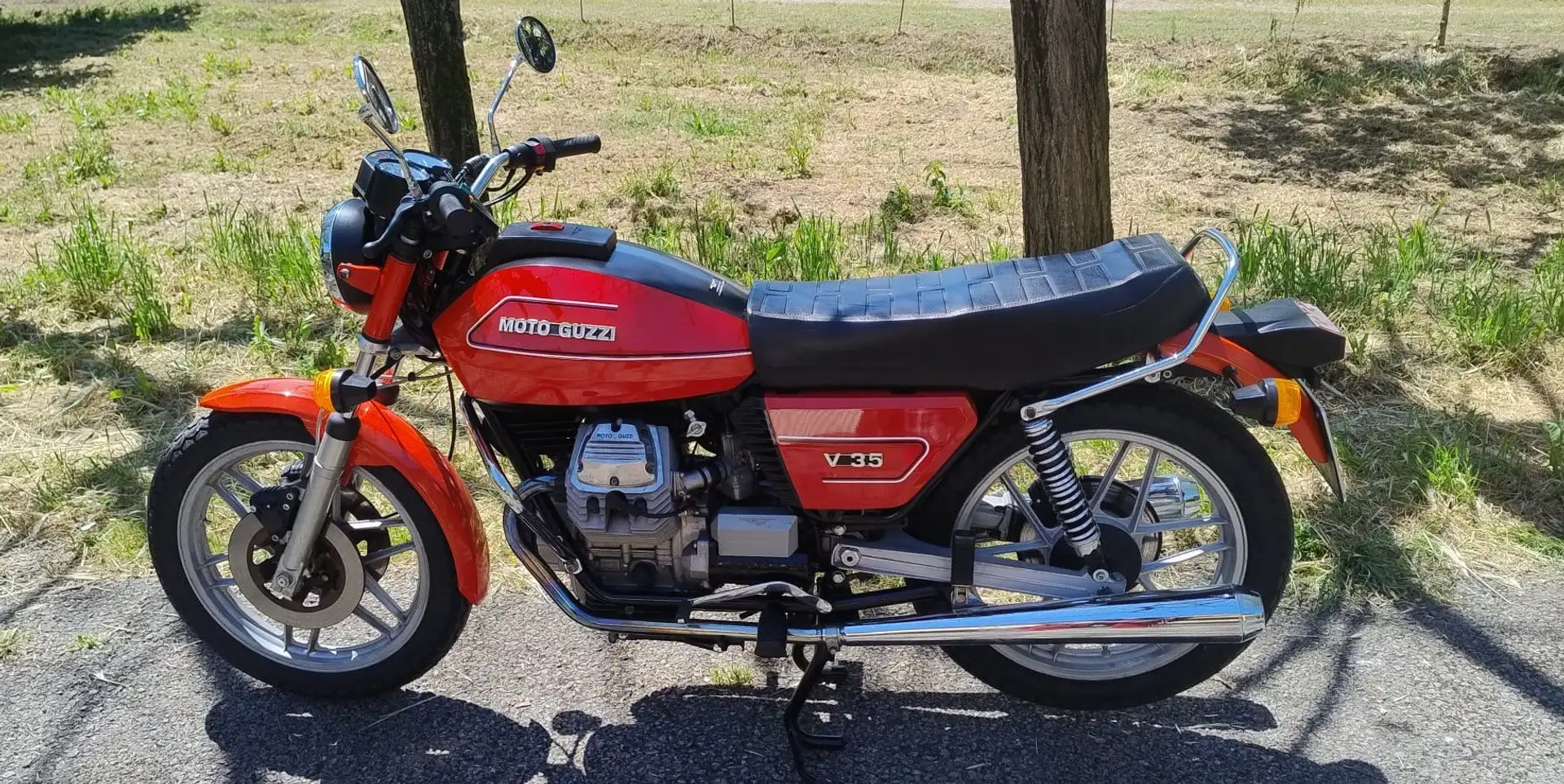 Moto Guzzi V 35 Prima serie Rosso - 2