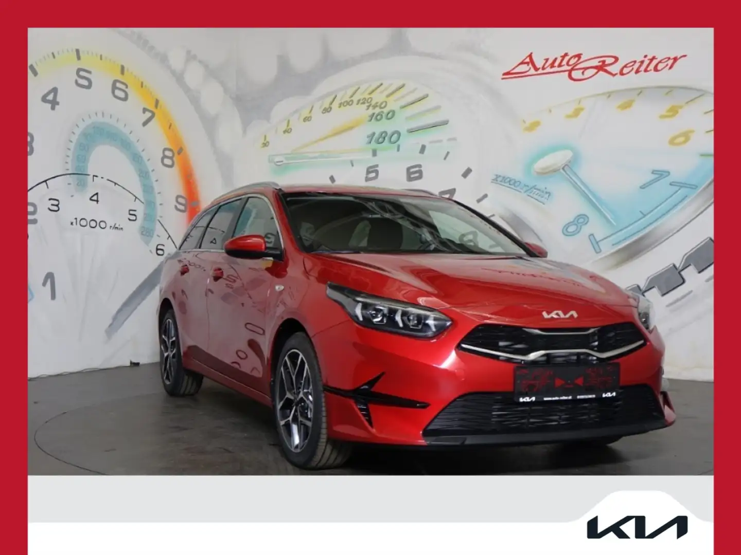 Kia Ceed SW / cee'd SW ceed SW 1,5 TGDI Silber *LED, NAVI, RFK* Rot - 1