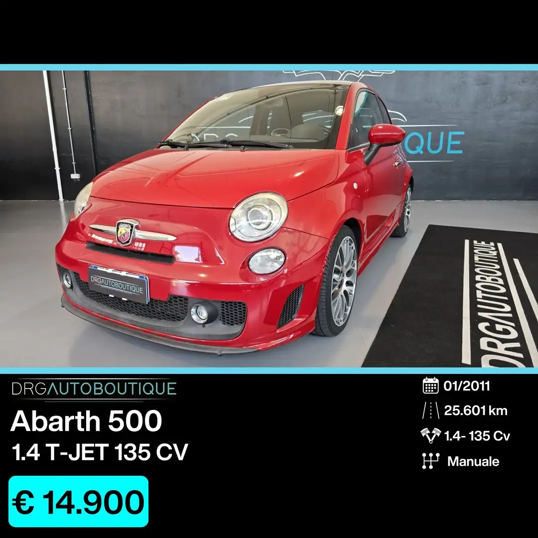 Abarth 500 ABARTH 500 1.4 T-JET 135 CV Červená - 1