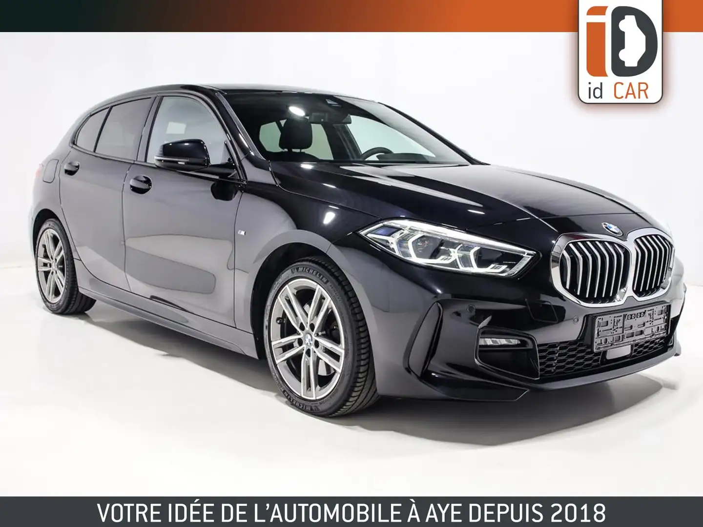 BMW 118 i PACK M LED GPS SEMI CUIR REGU RADAR JA17 Noir - 1