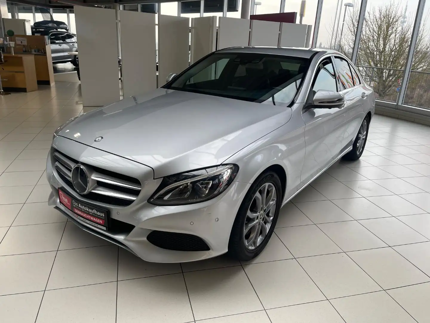 Mercedes-Benz C 300 Tempomat+Klimaautomatik+Navigationssystem+ Srebrny - 1