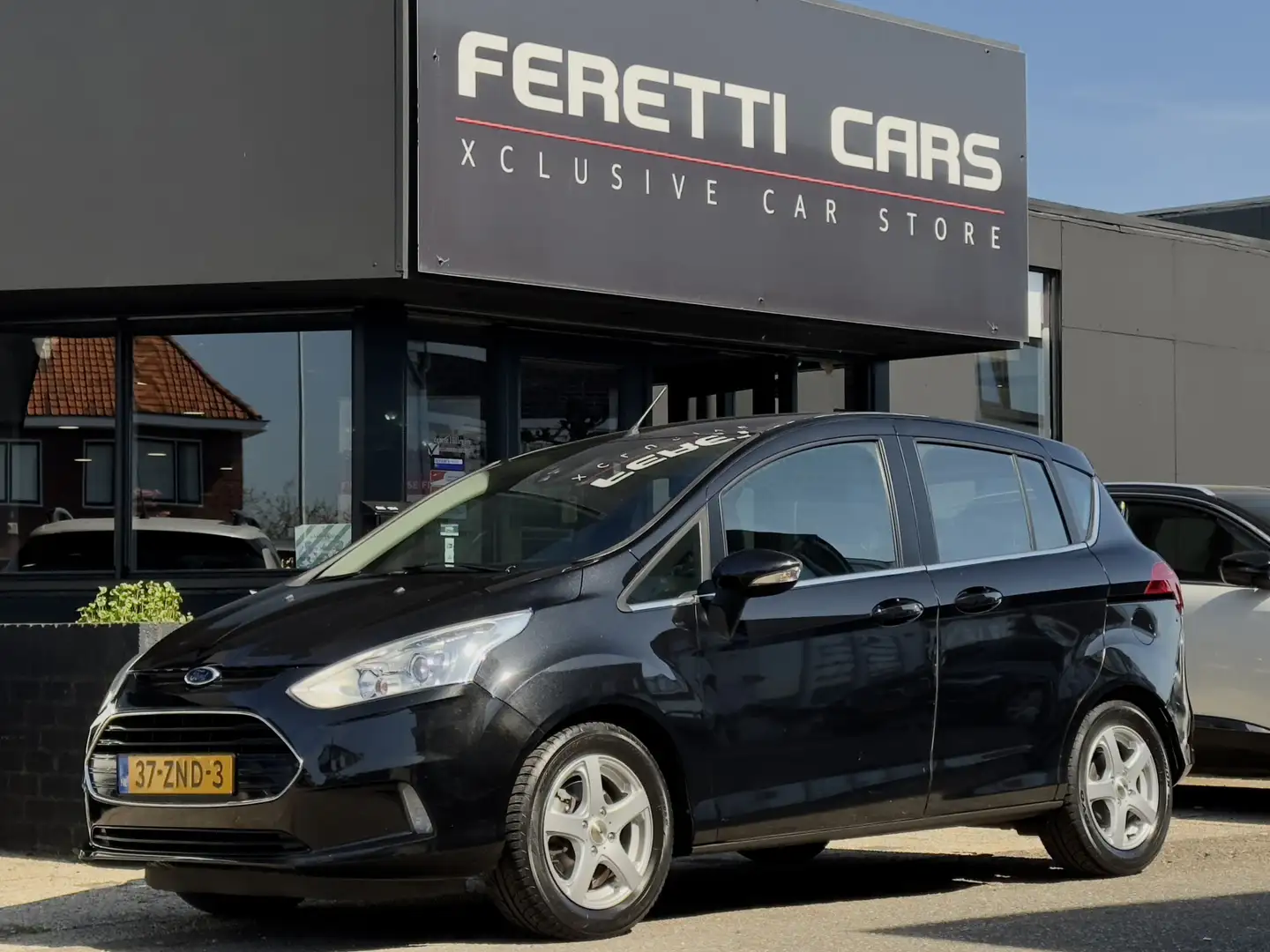 Ford B-Max 1.6 TI-VCT AUT6 TITANIUM. LEDER AIRCO LED LMV PDC Zwart - 1