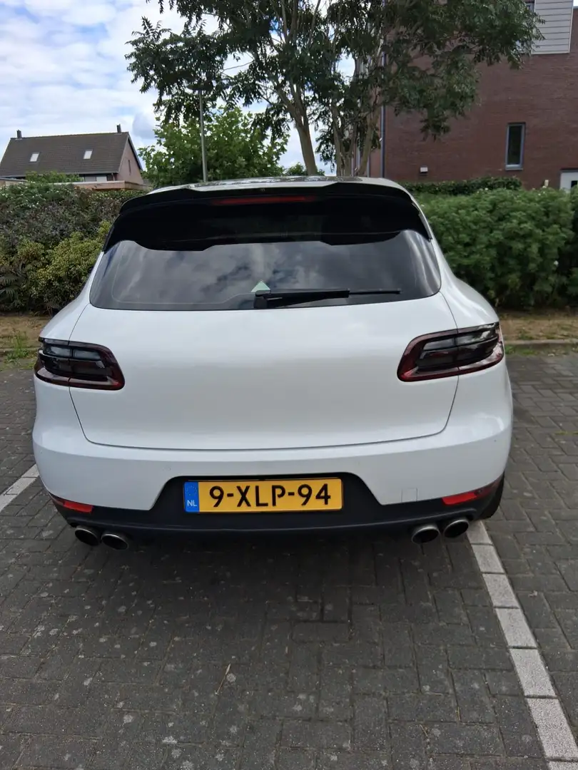 Porsche Macan s diesel vol opties  luchtvering sport chrone bose Wit - 2