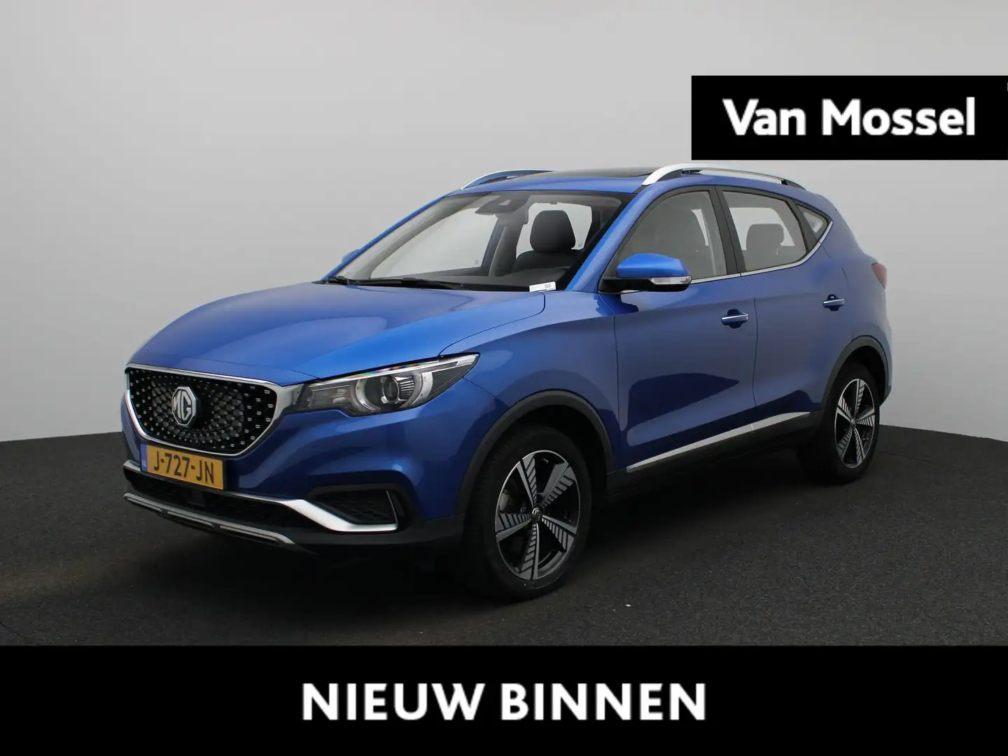 MG ZS MG EV Luxury 45 kWh | Navi | Panoramadak | Leder | Blauw - 1