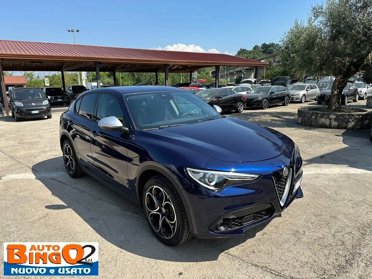 Alfa Romeo Stelvio Stelvio 2.2 t Ti Q4 190cv auto Bleu - 2
