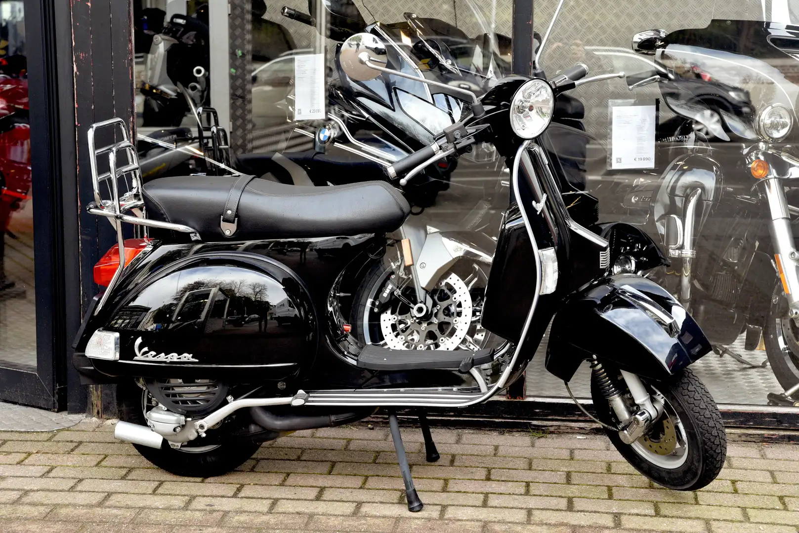 Vespa PX 150 ***MOTO VERTE*** Negro - 2