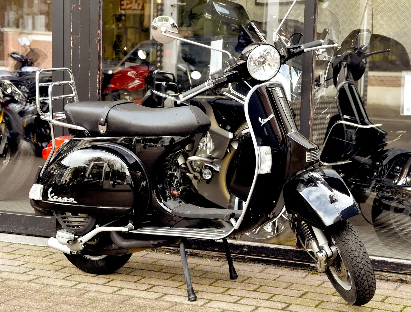 Vespa PX 150 ***MOTO VERTE*** Negro - 1