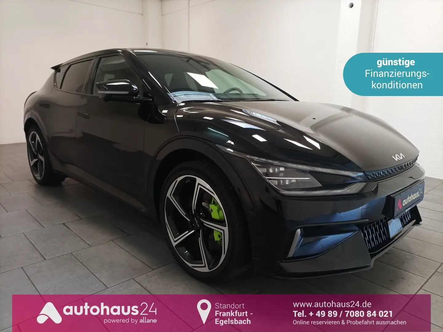 Kia EV6 Elektro GT|4WD|HUD|Meridian|Bi-LED Noir - 1