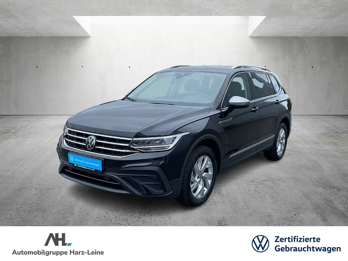 Volkswagen Tiguan Allspace 2.0 TDI Life DSG 7 Sitzer AHK Navi LED AC Schwarz - 1