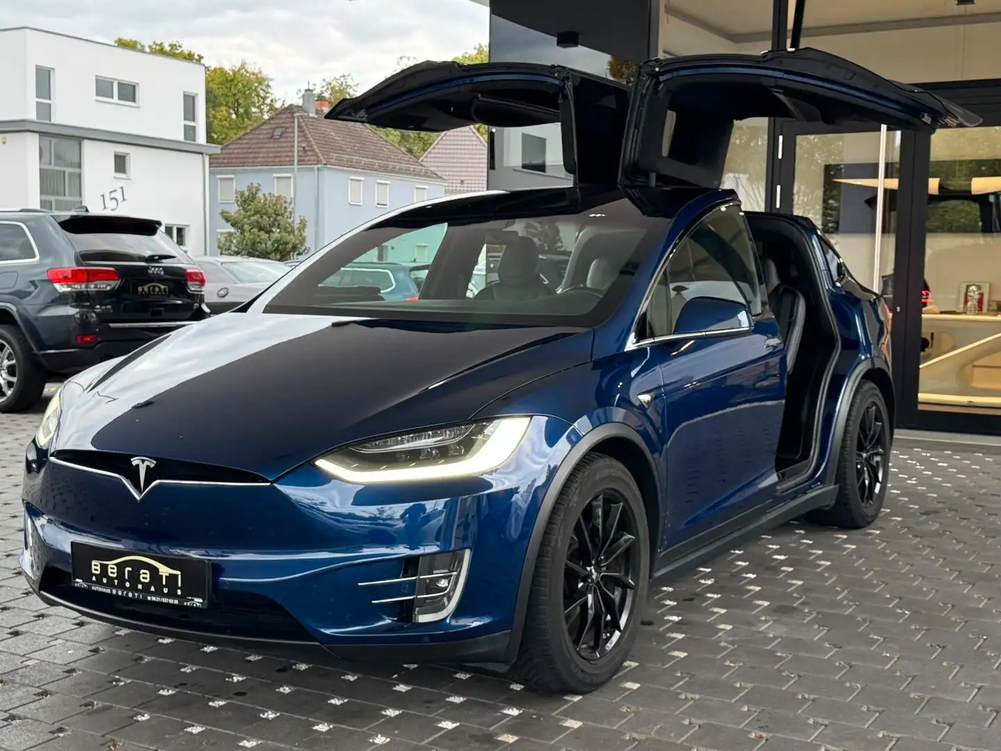 Tesla Model X Premium Enhanced AutoPilot|EAP|AHK|CCS Bleu - 1