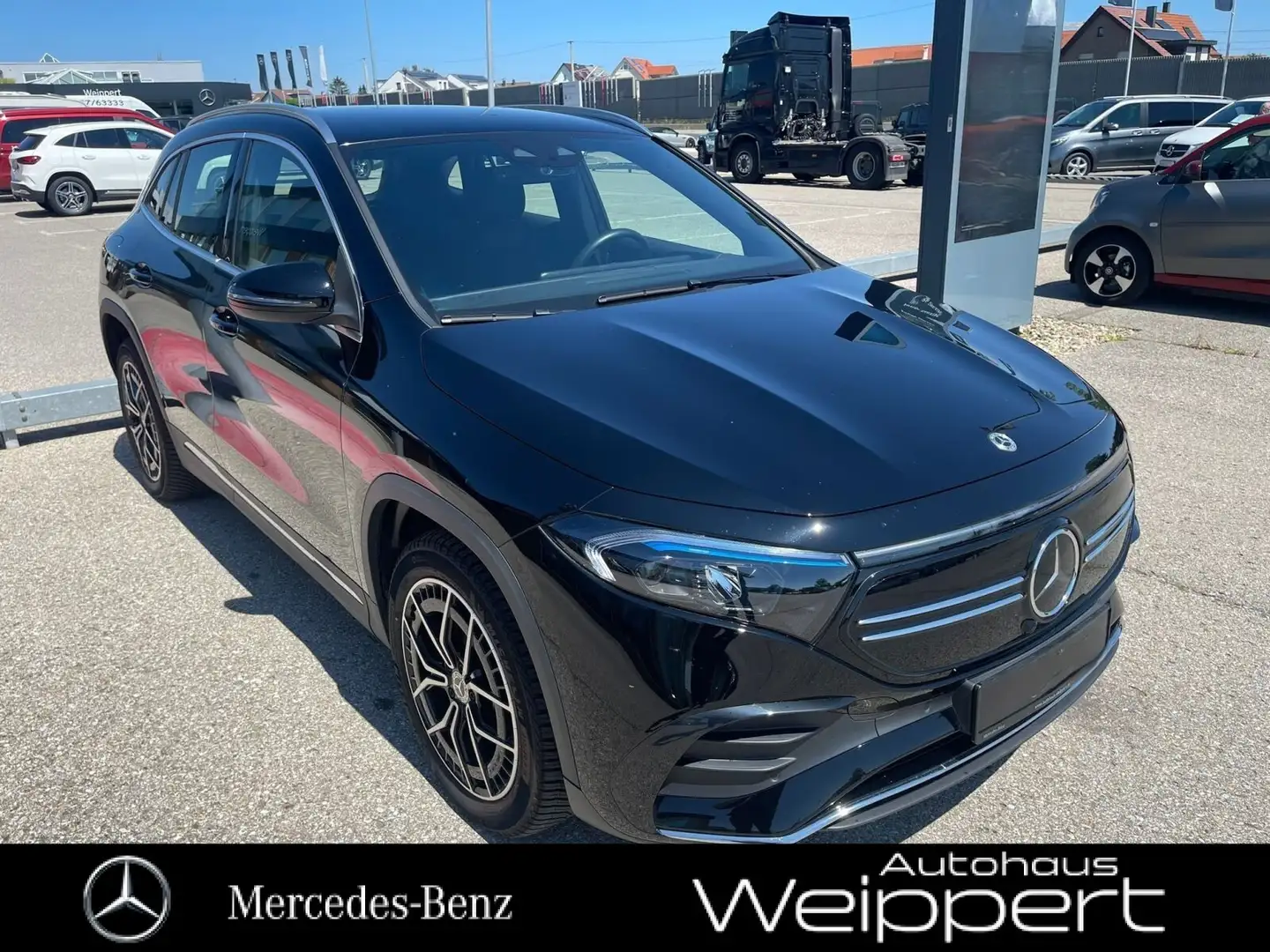 Mercedes-Benz EQA 250 EQA 250 MBUX DIST LED AHK TOTW KAMERA AMG-LINE Schwarz - 2