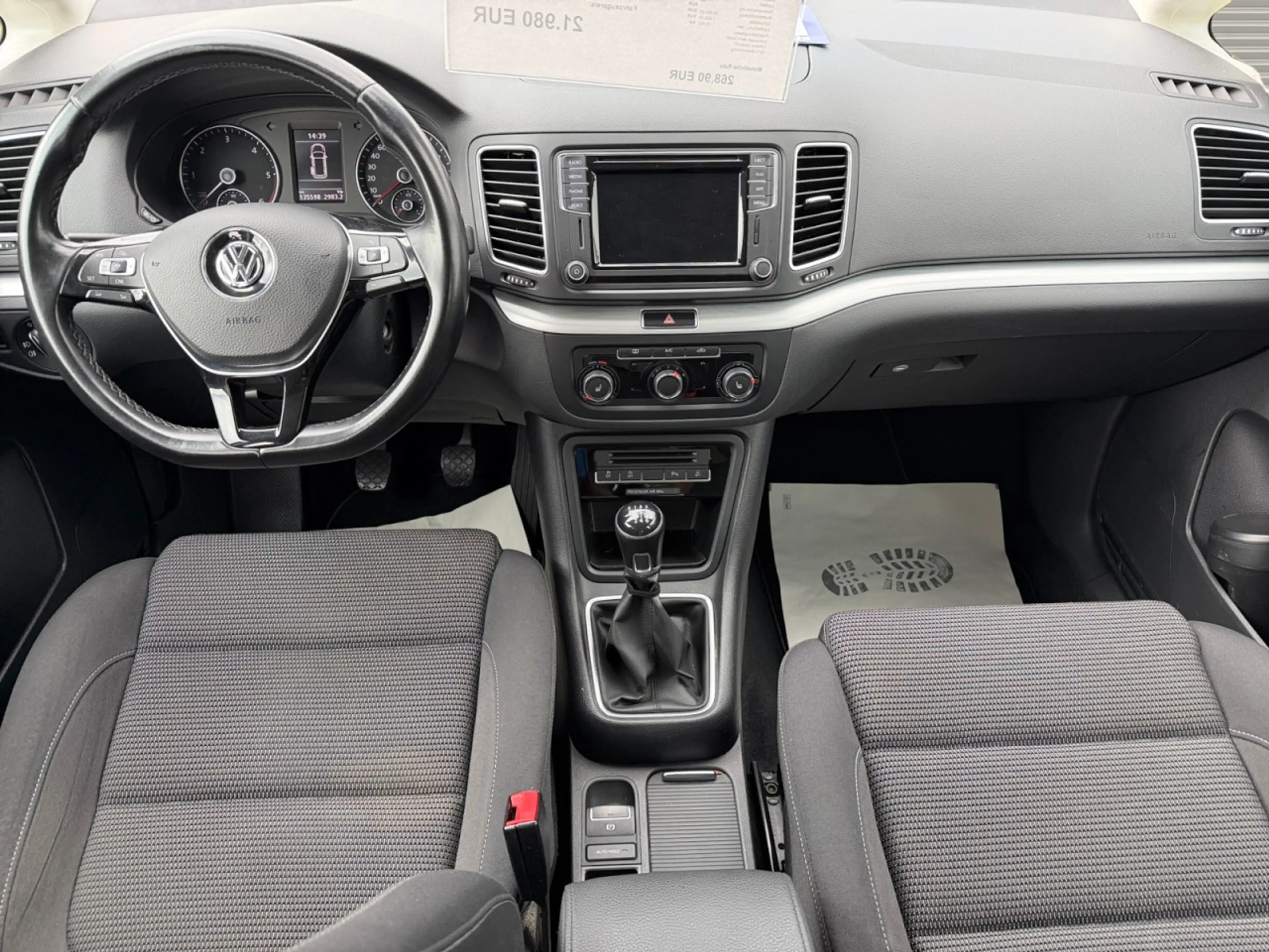 Volkswagen Sharan 2.0 TDI Comfortline AHV Business Klima Navi — photo 12