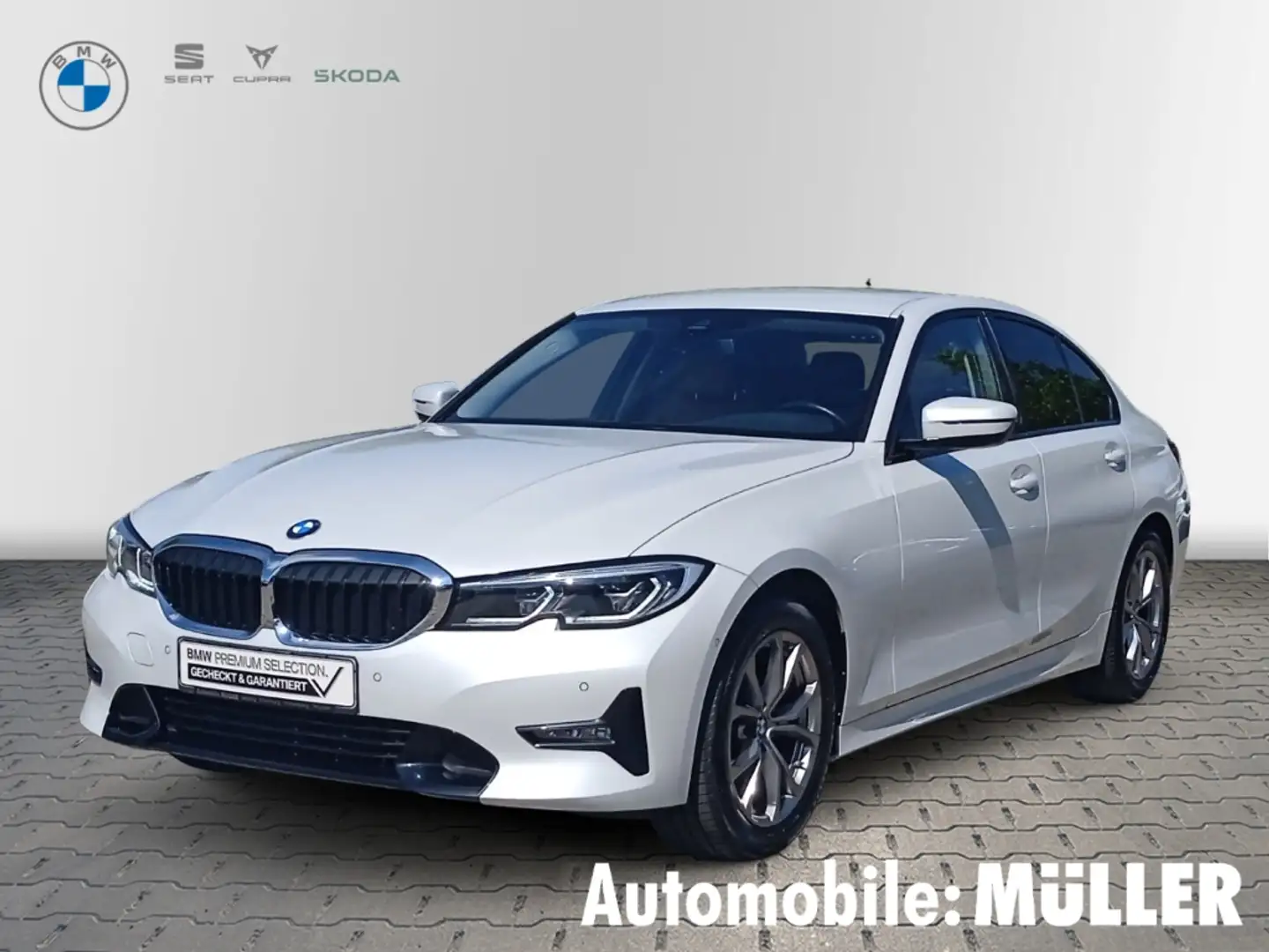BMW 320 i Limousine Sport Line*Laser*Lenkradhzg.*DAB*Keyle Weiß - 1