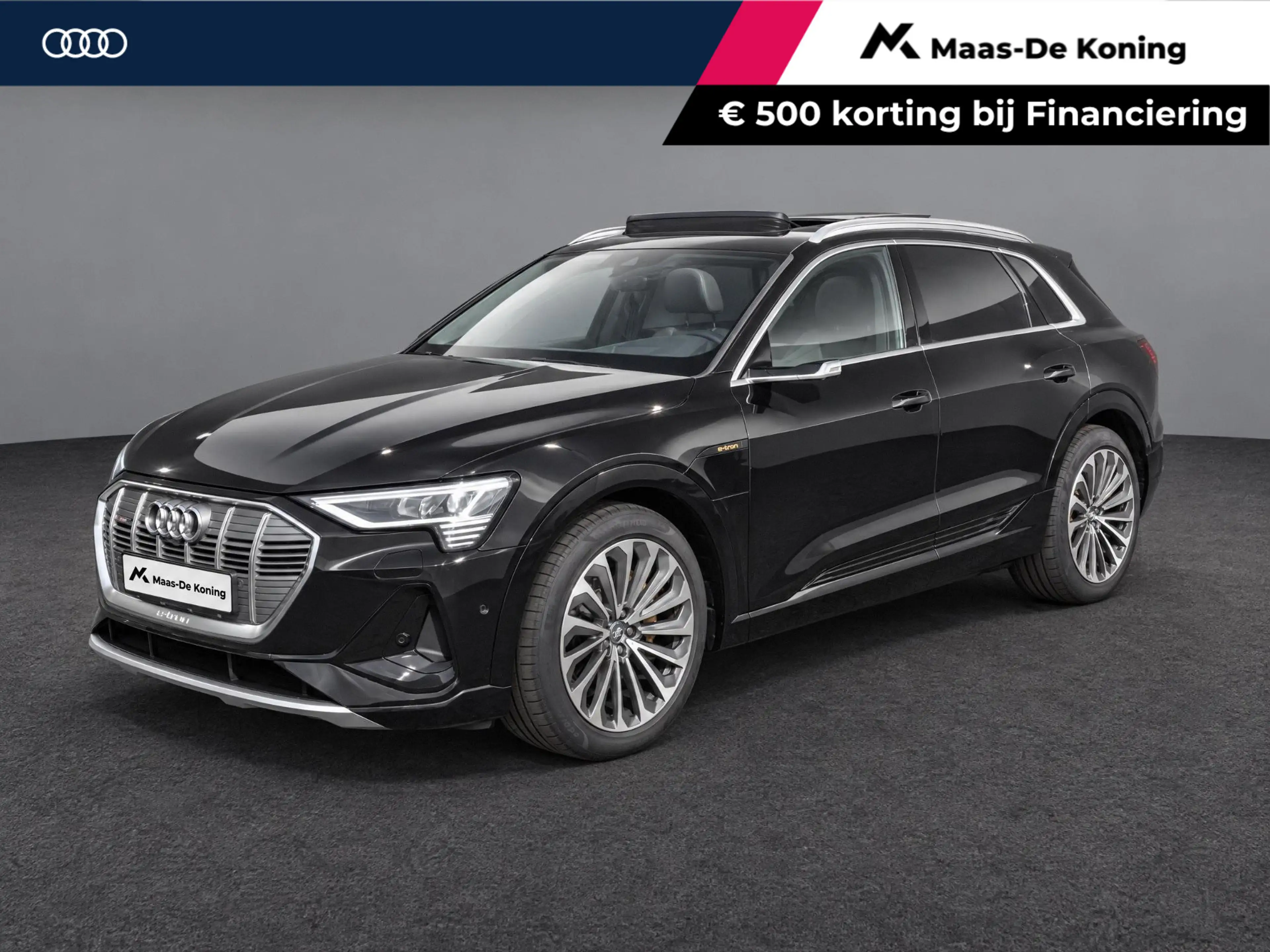 Audi e-tron 55 408pk Quattro S edition 95 kWh · SOH 97% · Pano