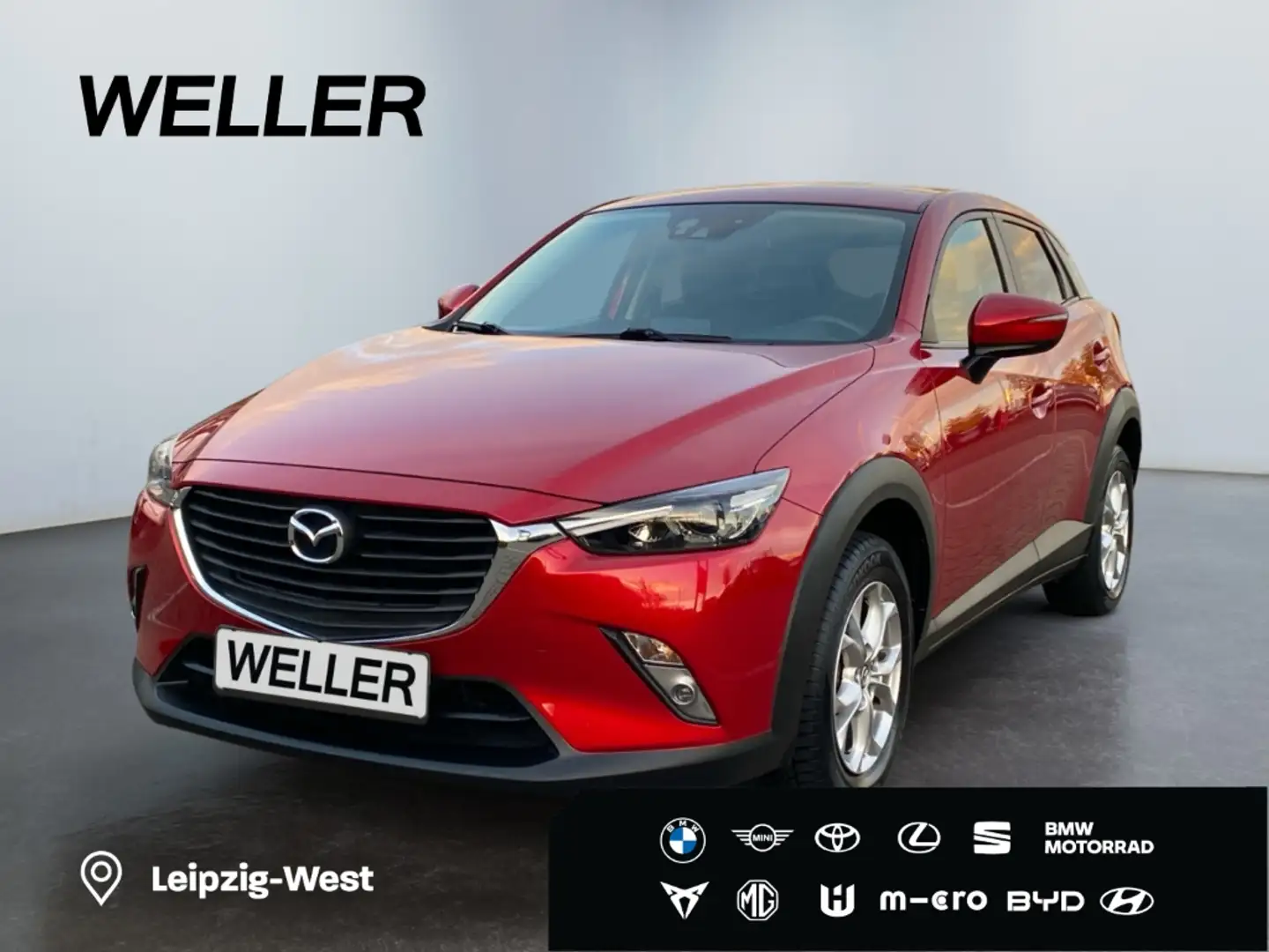 Mazda CX-3 SKYACTIV-G 120 Automatik Exclusive-Line *SHZ* Rood - 1
