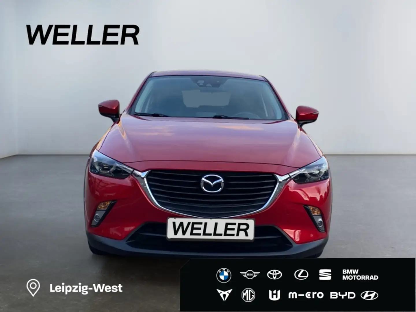 Mazda CX-3 SKYACTIV-G 120 Automatik Exclusive-Line *SHZ* Rood - 2