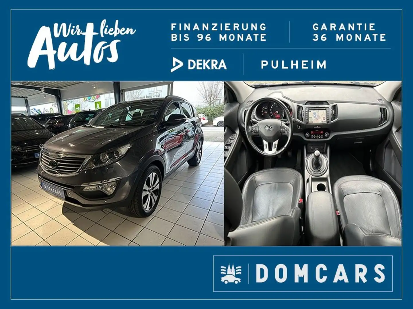 Kia Sportage Spirit 2WD//GARANTIE/LEDER/PANO/XENON// Grijs - 1