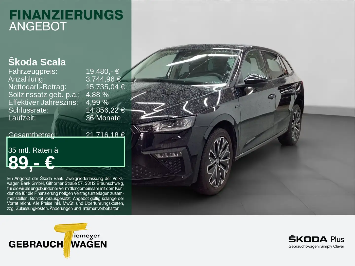 Skoda Scala 1.0 TSI SELECTION MATRIX KAMERA LM17 Schwarz - 1