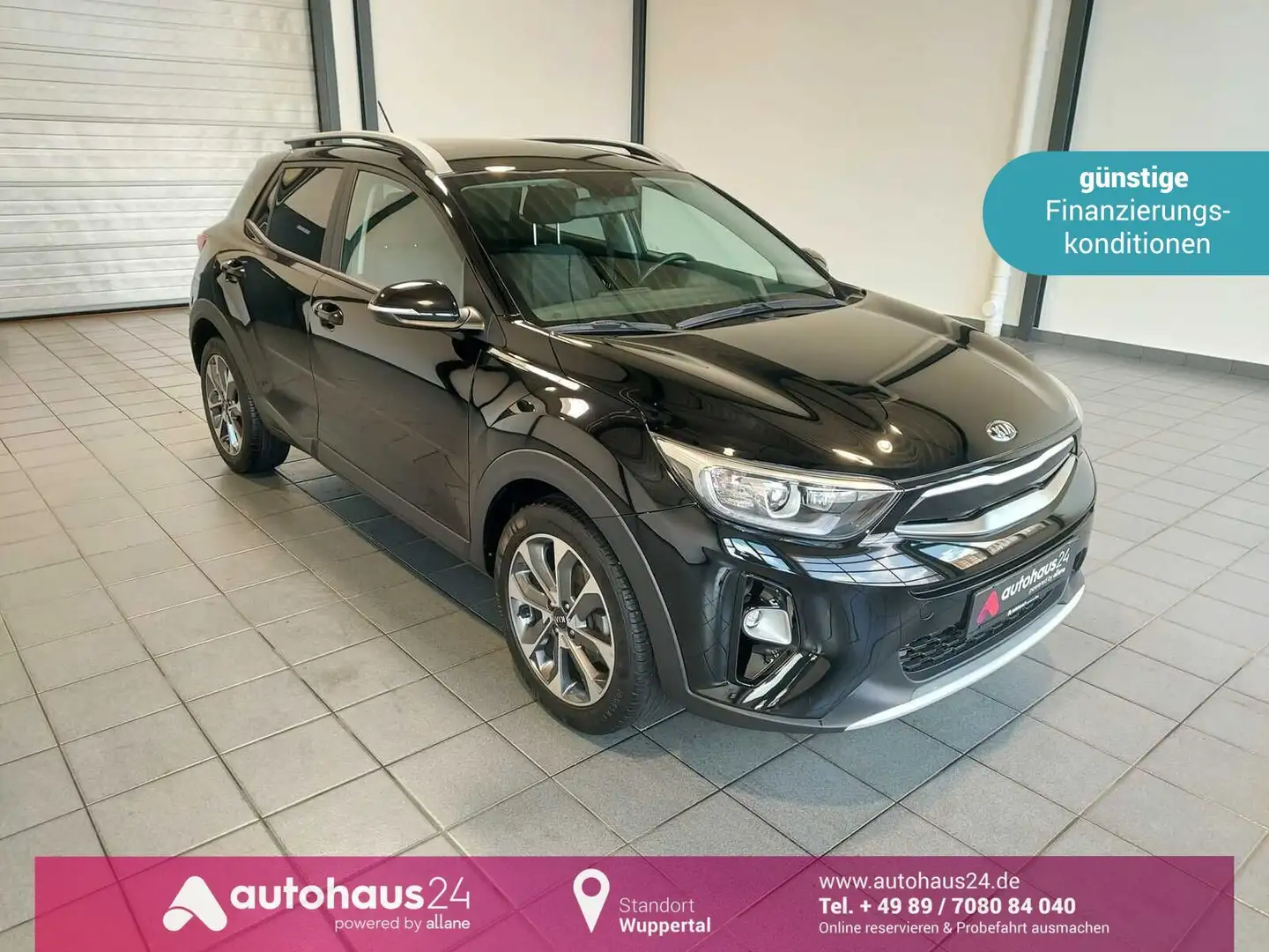 Kia Stonic 1.0 T-GDI Vision  PDC|CarPlay|Sitzhzg Schwarz - 1