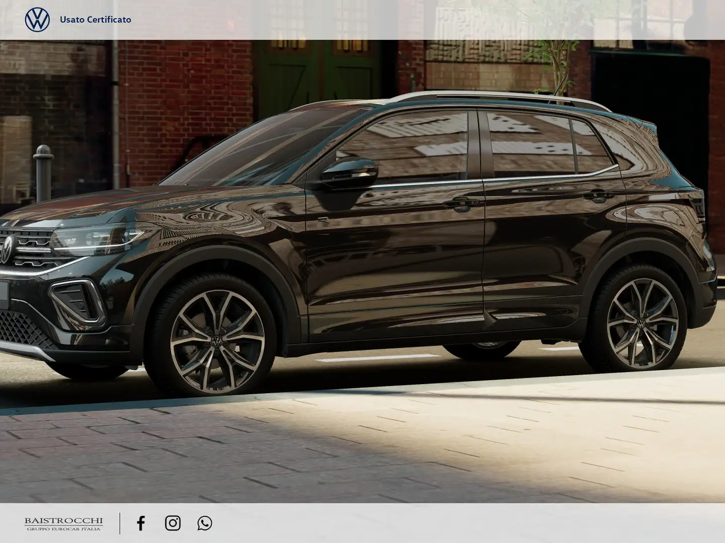 Volkswagen T-Cross 1.0 tsi r-line plus 115cv dsg Nero - 2