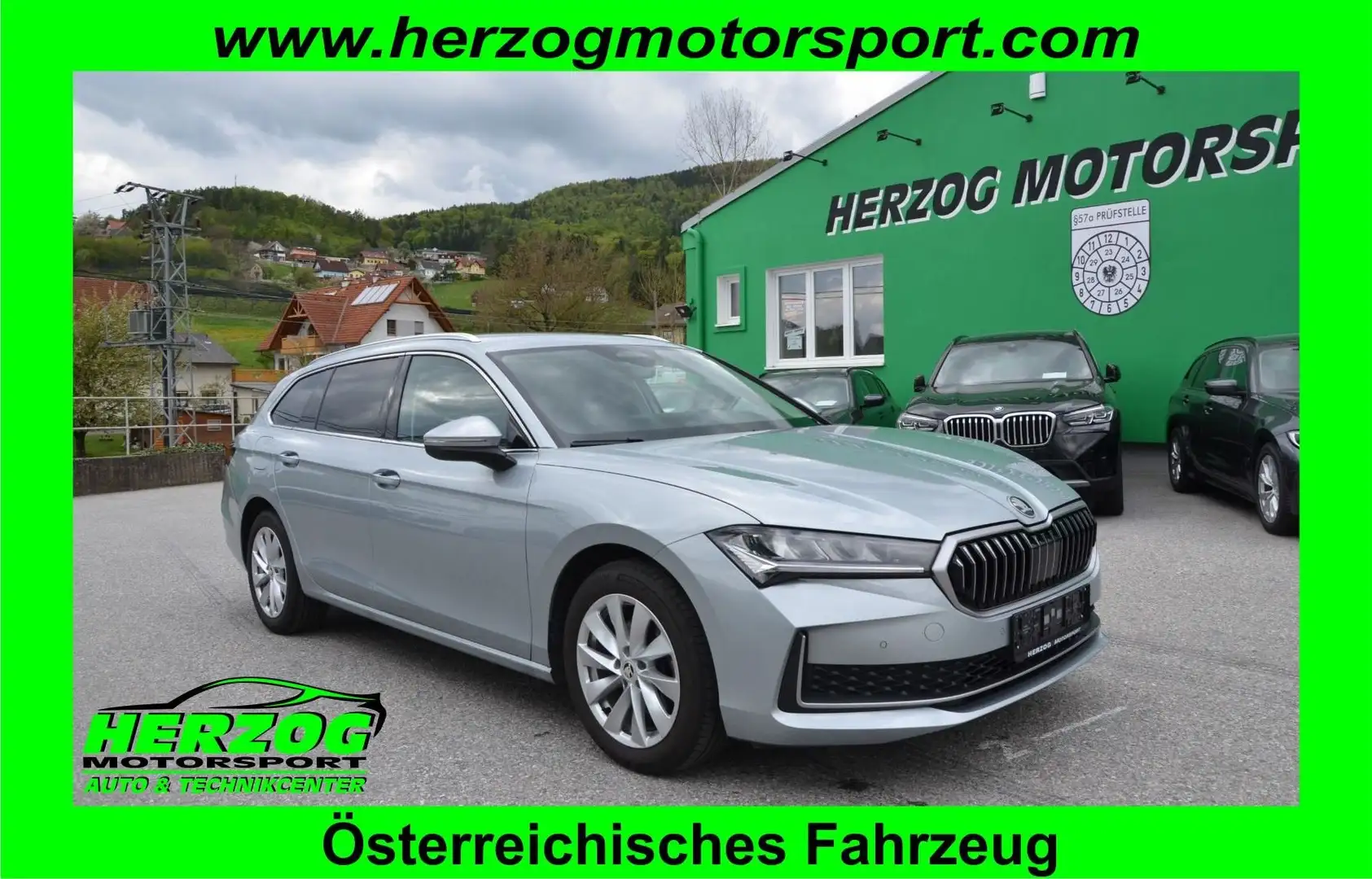 Skoda Superb Superb Kombi 1,5TSI Selection DSG LED AHV 1.BESITZ Silber - 1