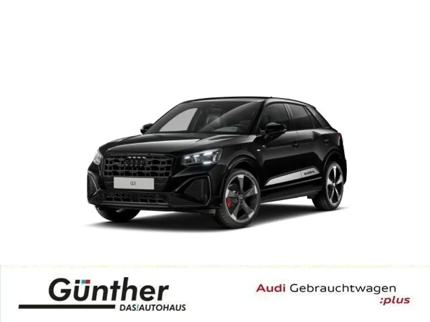 Audi Q2 40 TFSI S LINE QUATTRO+WINTERRÄDER+AHK+KAMERA Schwarz - 1